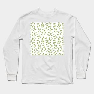 Leaf pattern, Seamless pattern with leaves Long Sleeve T-Shirt